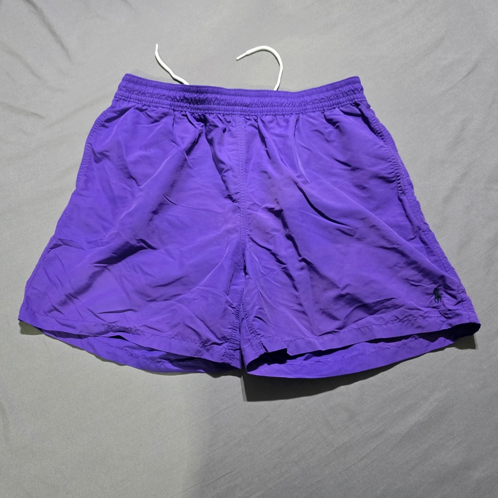 Polo Ralph Lauren Swim Trunks Mens XXL Purple Nylon Shorts